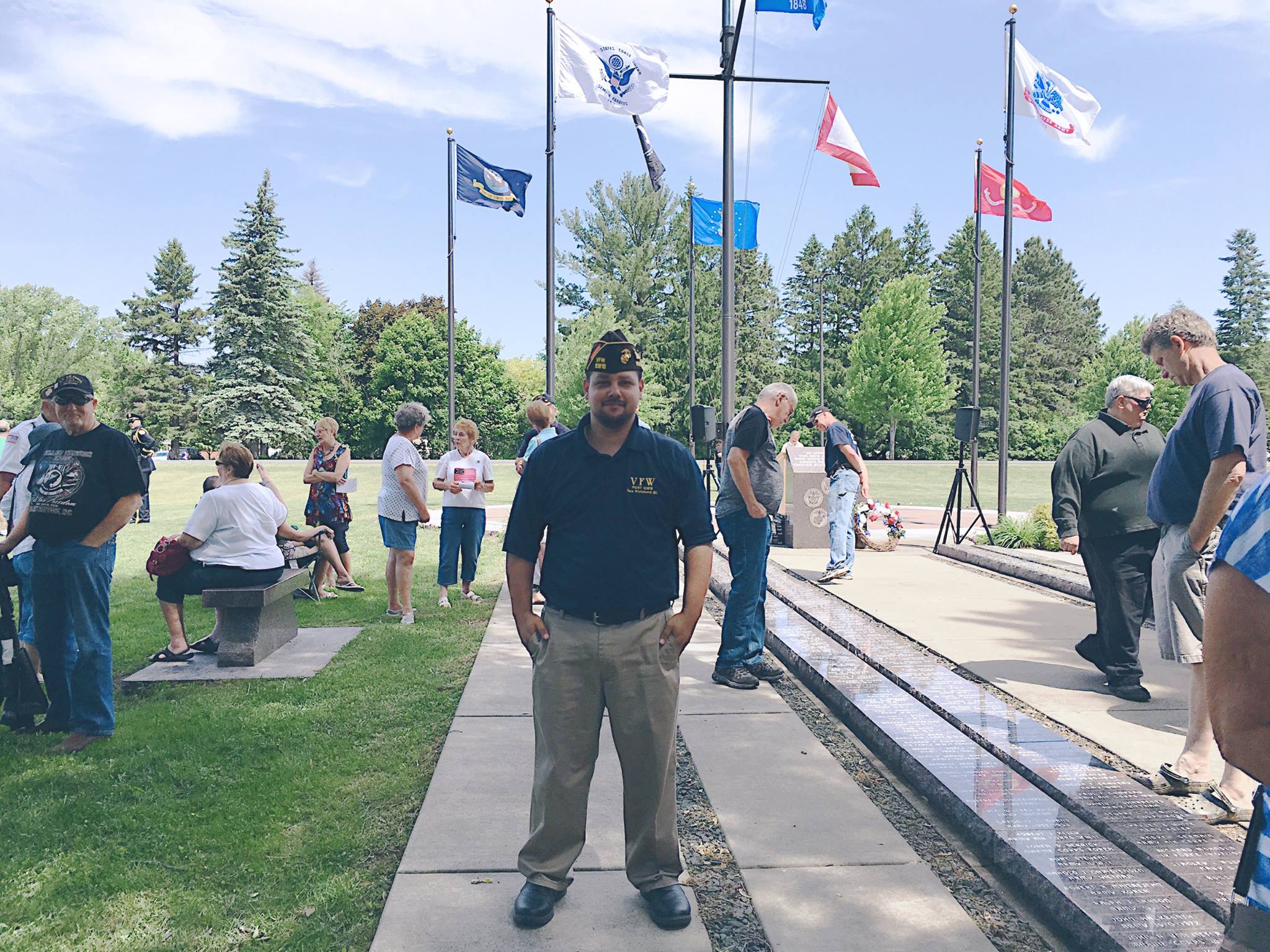 Ron Ramos at Memorial Day Event in New Richmond, WI