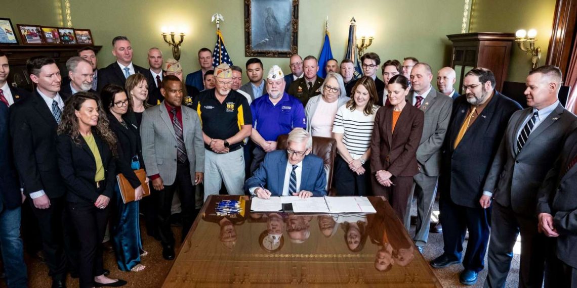 Wisconsin VFW observes signing of veterans legislation bills 2026